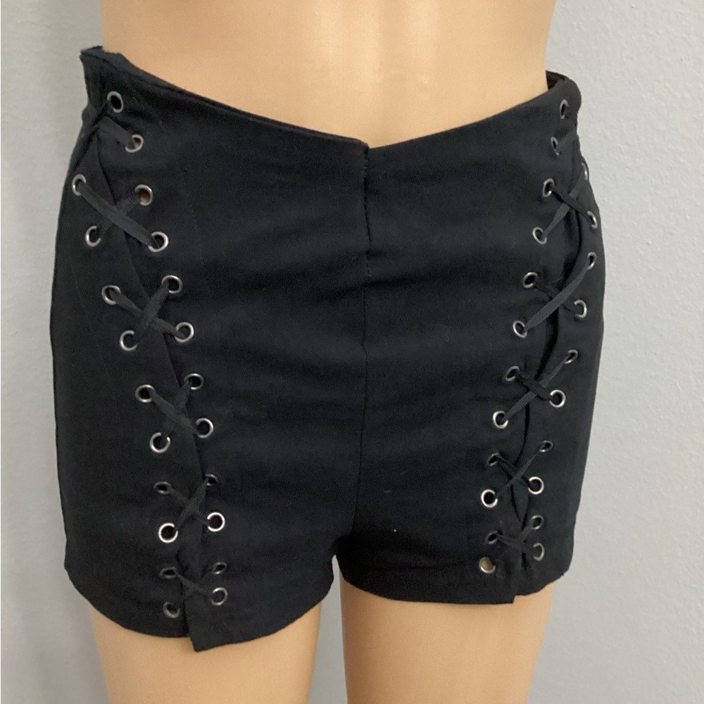 Spirit Halloween lace up shorts